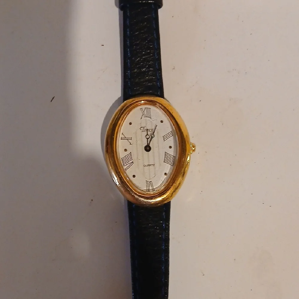 Timex Gold and Black Women's Watch